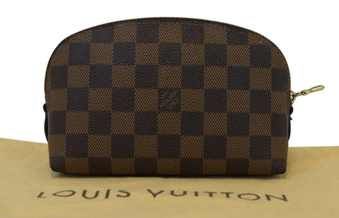 LOUIS VUITTON Damier Ebene Pochette Cosmetic Pouch.