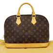 LOUIS VUITTON Monogram Canvas Alma Brown Handbag