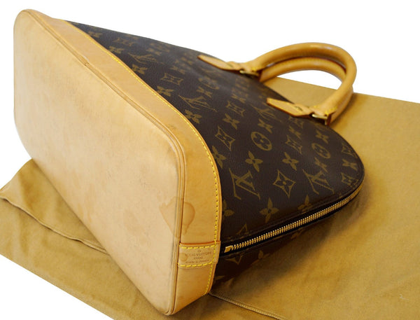 LOUIS VUITTON Monogram Canvas Alma Brown Handbag