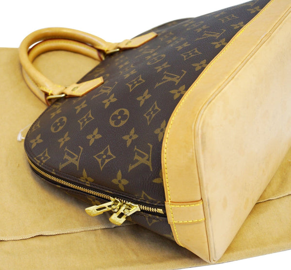 LOUIS VUITTON Monogram Canvas Alma Brown Handbag