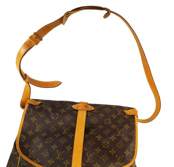 LOUIS VUITTON Monogram Saumur 35 Shoulder Bag