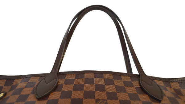 LOUIS VUITTON Damier Ebene Neverfull MM Shoulder Bag