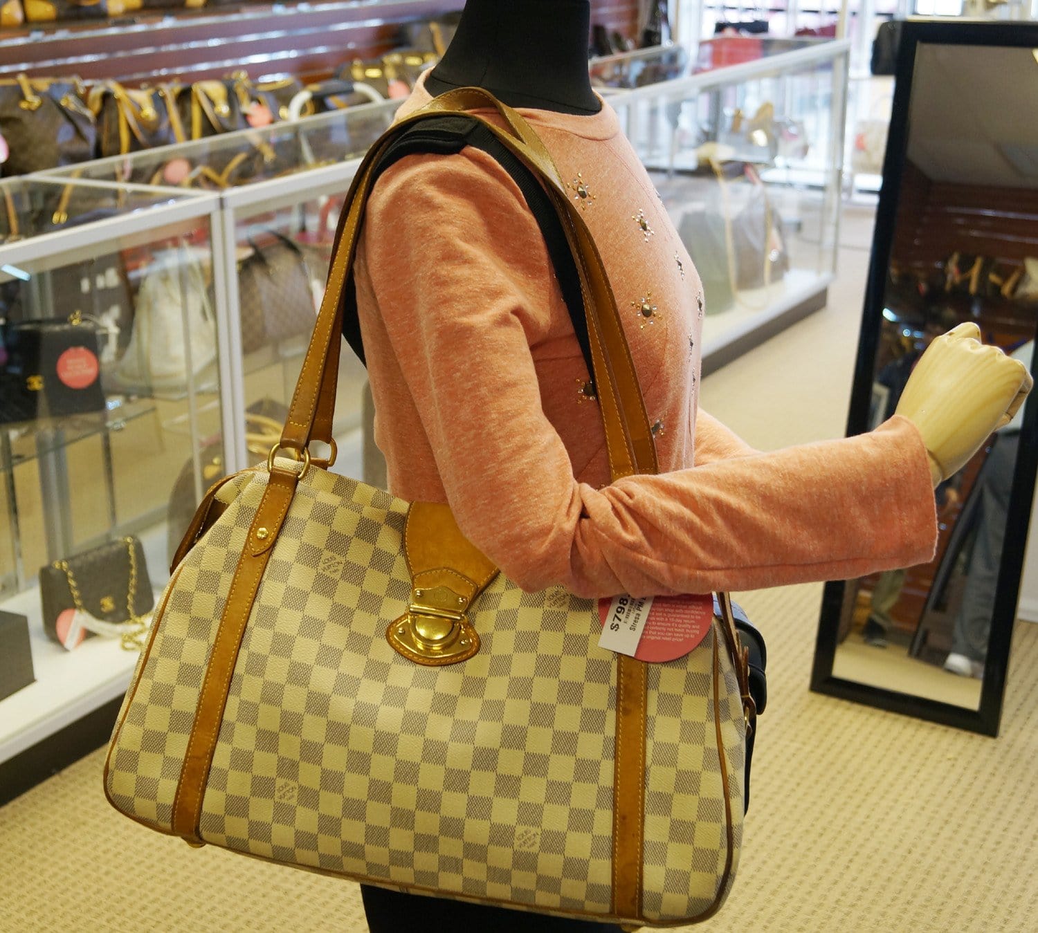 Louis Vuitton, Bags, Authentic Louis Vuitton Damier Azur Eva Clutch  Shoulder Bag