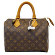 LOUIS VUITTON Monogram Speedy 25 Brown Hand Bag 