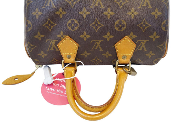 LOUIS VUITTON Monogram Speedy 25 Brown Hand Bag 