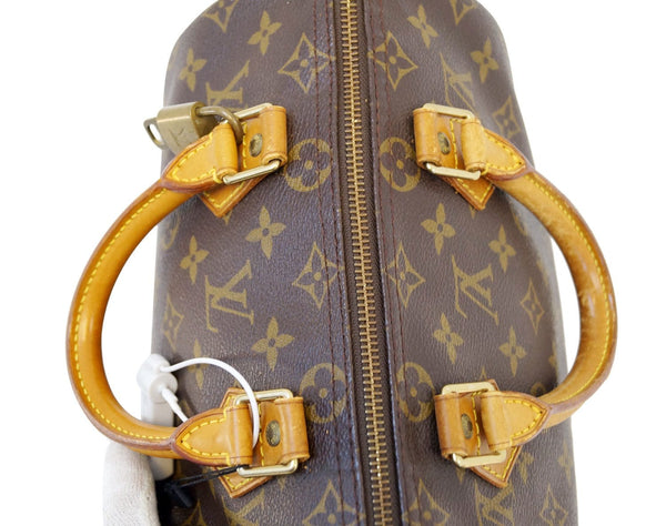 LOUIS VUITTON Monogram Speedy 25 Brown Hand Bag 