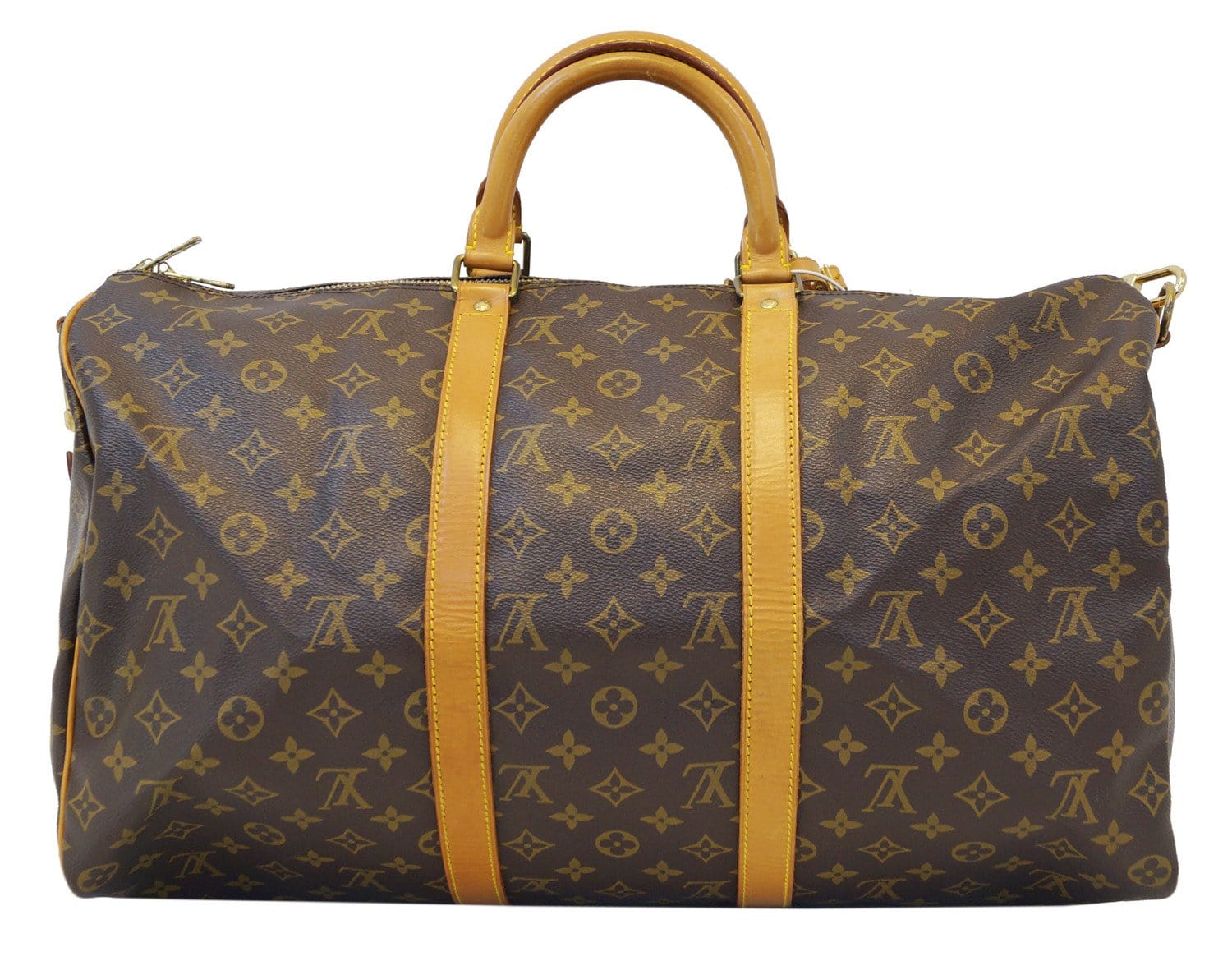 Authentic Louis Vuitton Monogram Keepall Bandouliere 50 Handbag for Women.