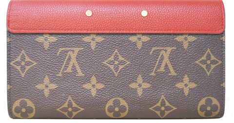 LOUIS VUITTON Cherry Monogram Canvas Pallas Wallet