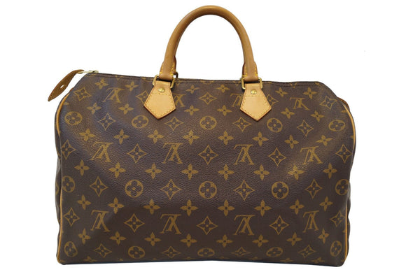 LOUIS VUITTON Monogram Speedy 35 HandBag