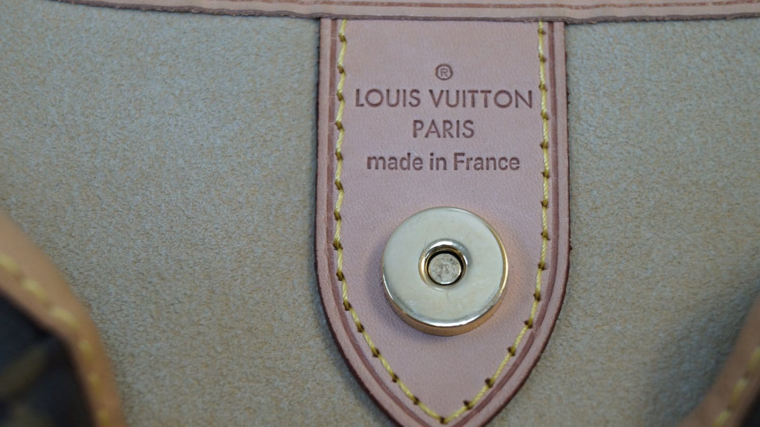 Louis Vuitton Galliera PM Brown Cloth ref.199789 - Joli Closet