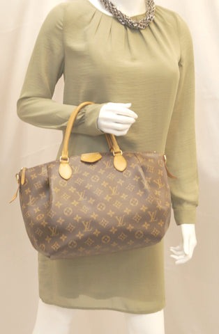 LOUIS VUITTON Monogram Canvas Turenne MM 2 Way Shoulder Handbag