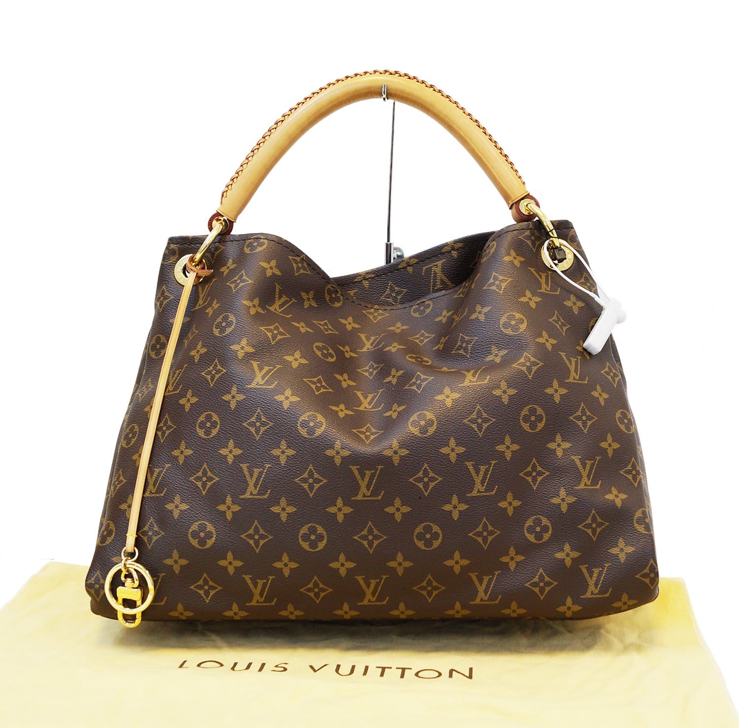 Louis Vuitton Artsy Handbag Monogram Embossed Python MM at 1stDibs