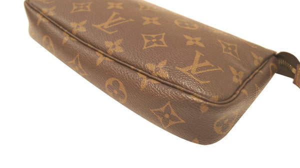 LOUIS VUITTON Monogram Canvas Pochette Accessoires Long Shoulder Pouch