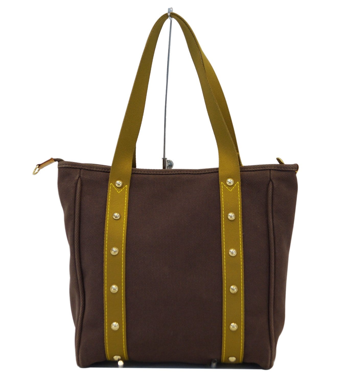 Louis Vuitton Antigua shopping bag in brown and green canvas