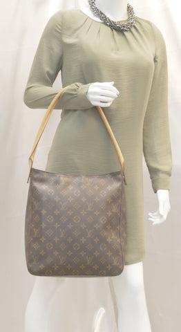 LOUIS VUITTON Monogram Canvas Looping GM Shoulder Bag