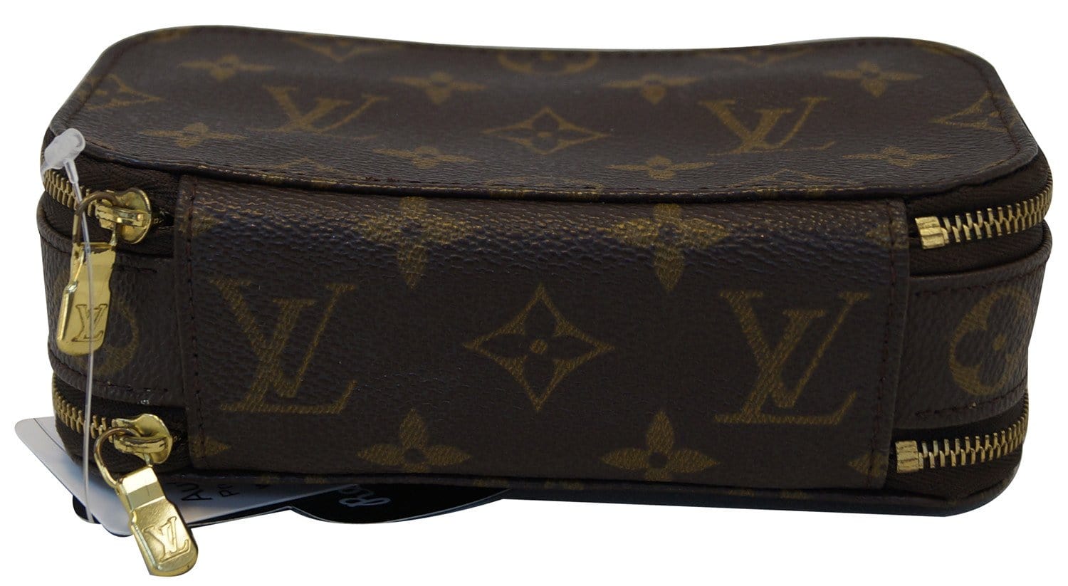 Authentic Louis Vuitton Monogram Trousse Patte Pression Pouch M47636 LV  J6568
