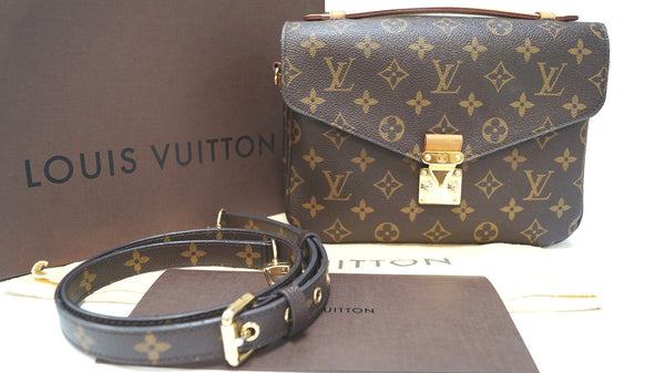 LOUIS VUITTON Monogram Canvas Metis Pochette Crossbody Bag