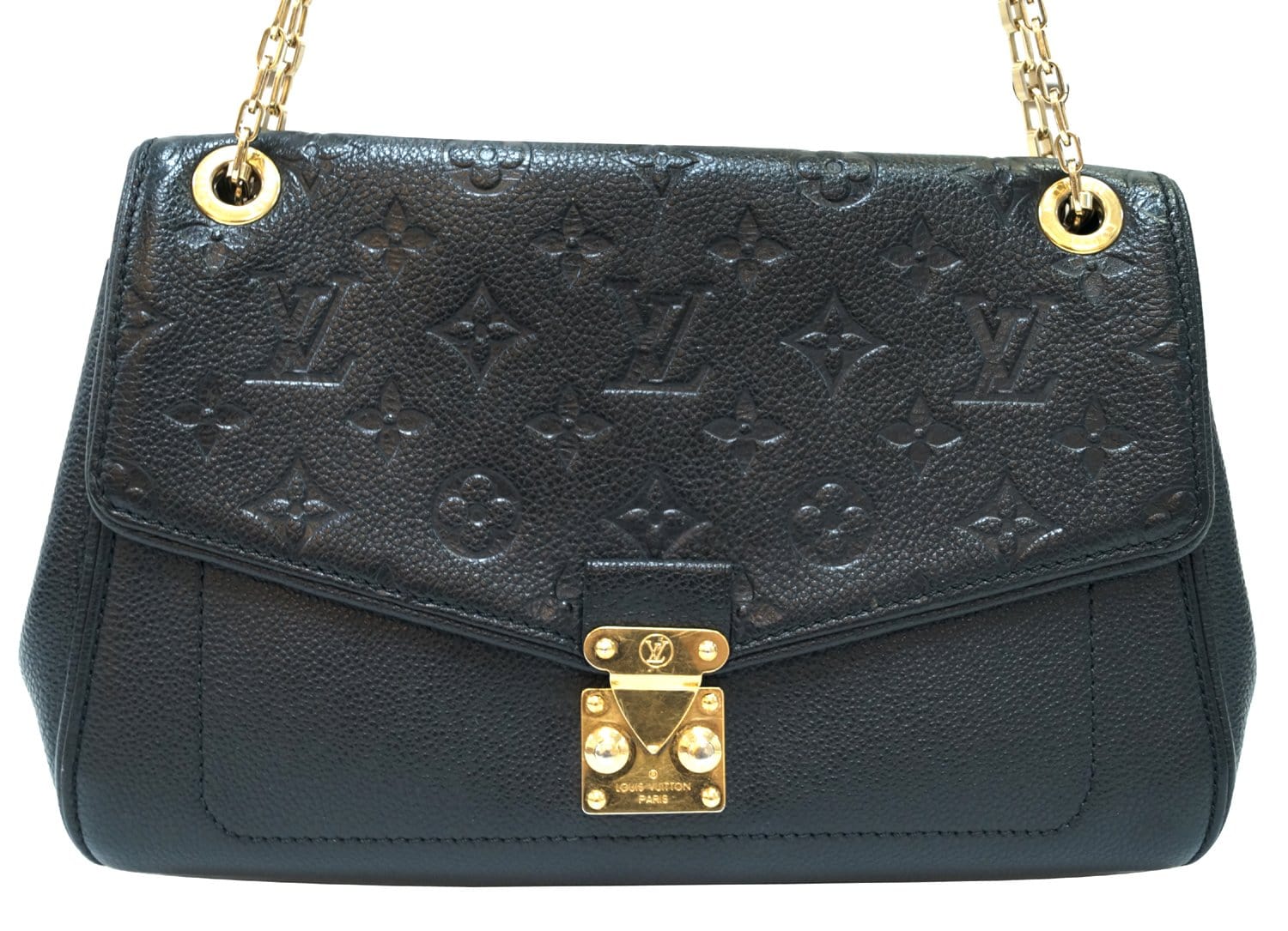 Louis Vuitton Saint Germain BB Noir Empriente Leather Bag