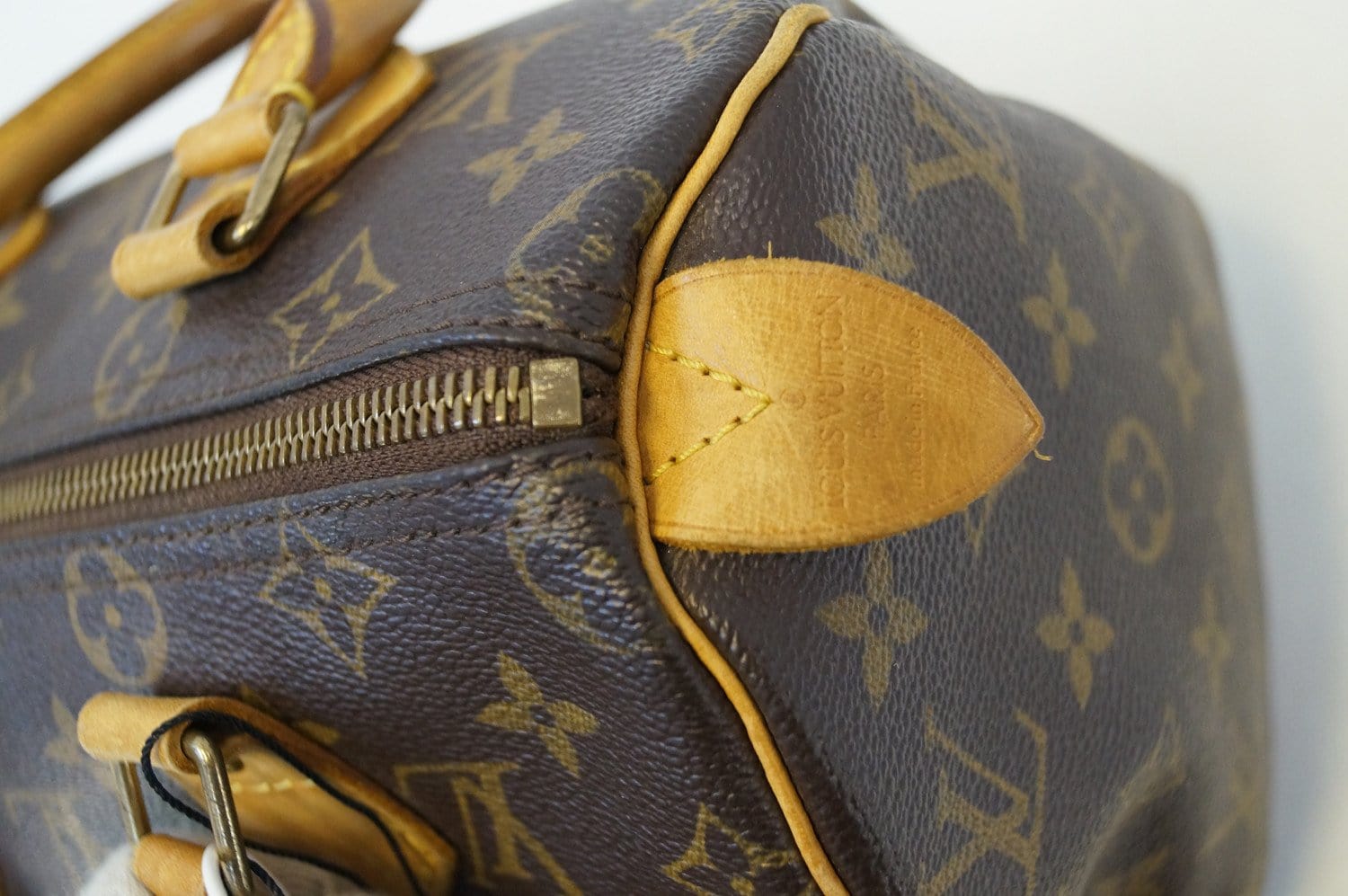 Louis Vuitton Monogram Speedy 25 - Brown Handle Bags, Handbags - LOU563566