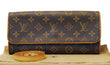 LOUIS VUITTON Monogram Pochette Twin GM Shoulder Bag 