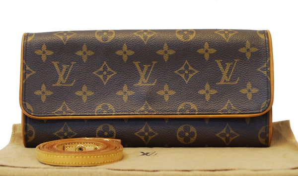 LOUIS VUITTON Monogram Pochette Twin GM Shoulder Bag 