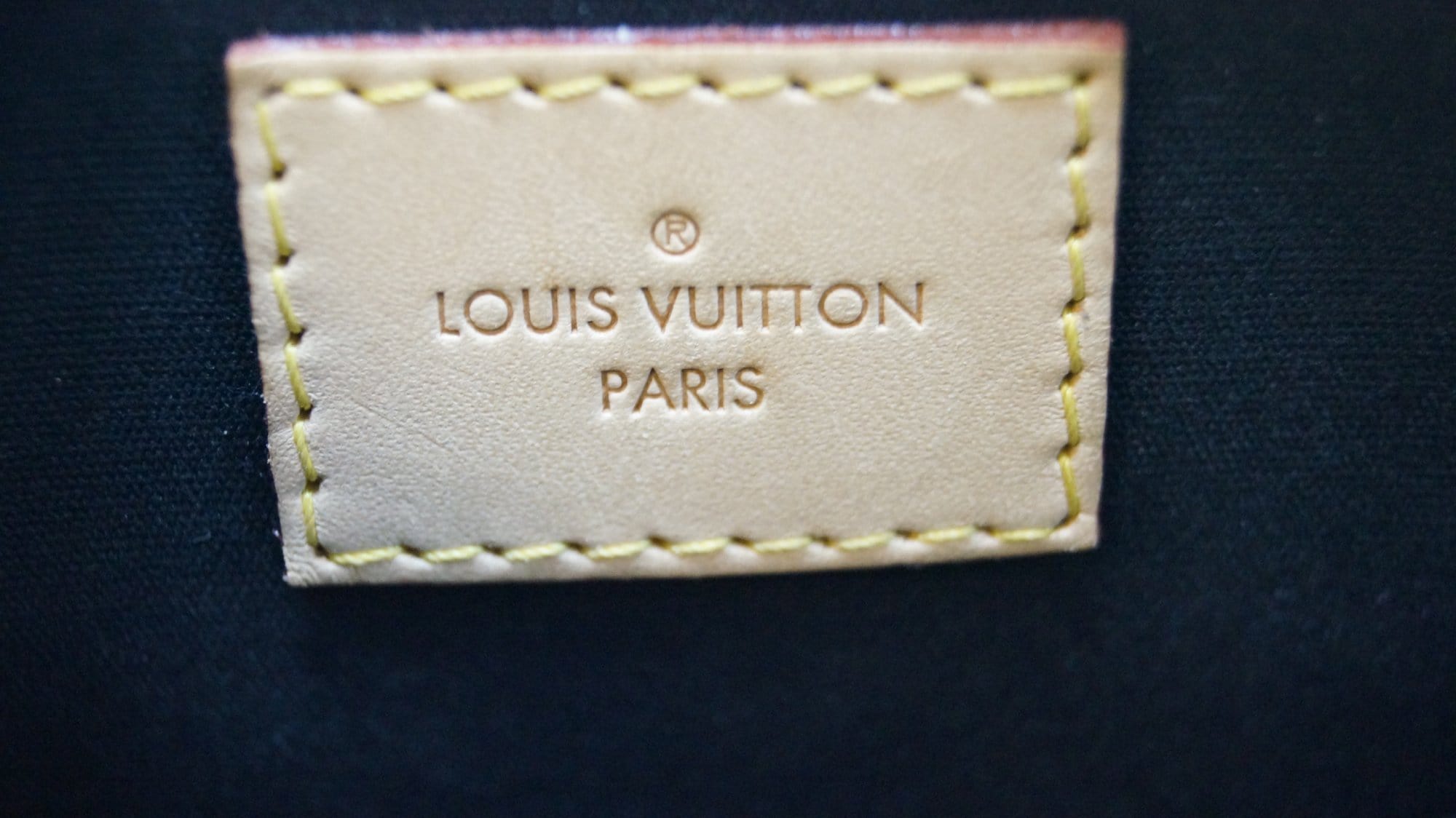 Louis Vuitton Black Magnetique Monogram Vernis Alma GM Bag Louis Vuitton