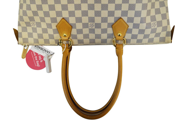 LOUIS VUITTON Damier Azur Saleya MM Shoulder Handbag - Final Call