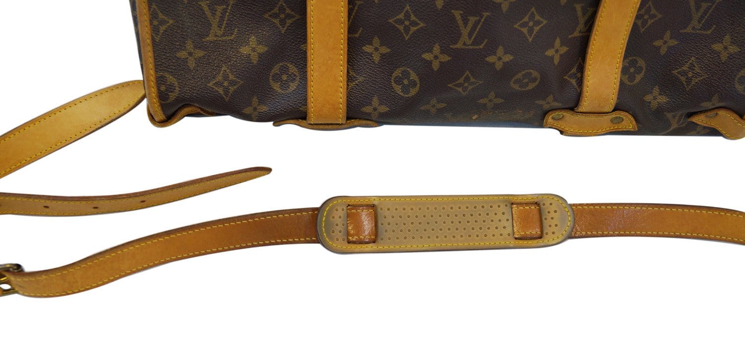 Louis Vuitton Monogram Black Bandouliere Strap XL
