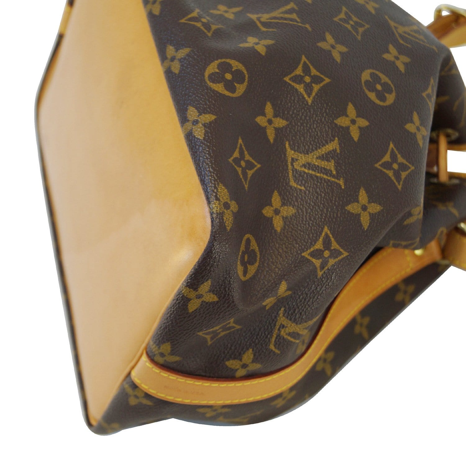 Authentic Louis Vuitton Monogram Petit Noe M42226 Shoulder Drawstring Bag  3299F