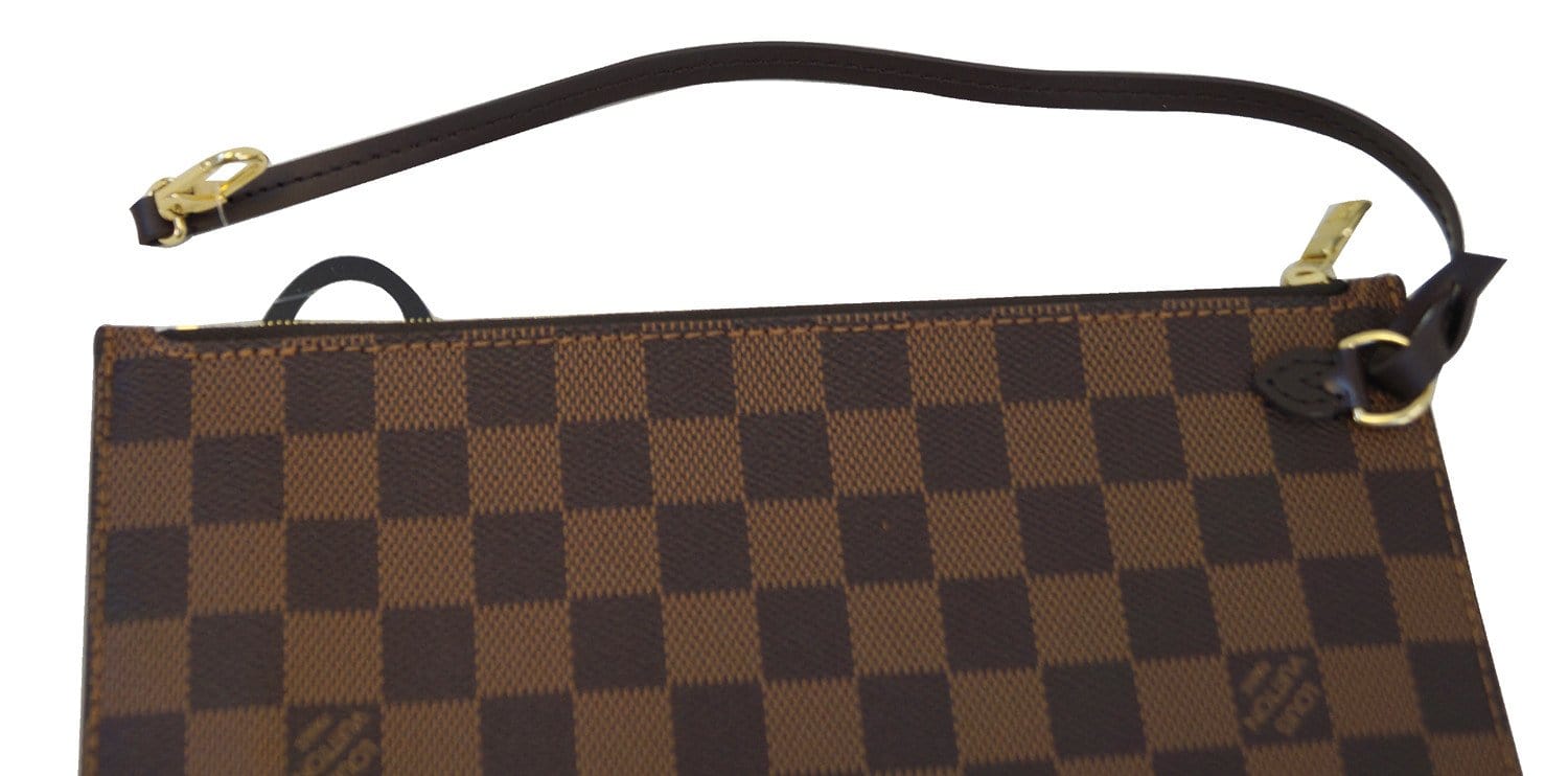 Louis Vuitton Damier Ebene Pouch Wristlet Pochette Clutch Bag - Good  Condition Auction