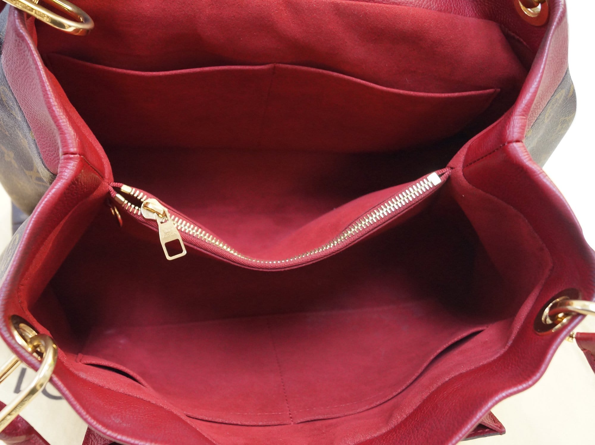 Louis Vuitton LV Olympe Monogram Red Canvas Shoulder Bag! Acceptable, Central Mega Pawn, Ontario