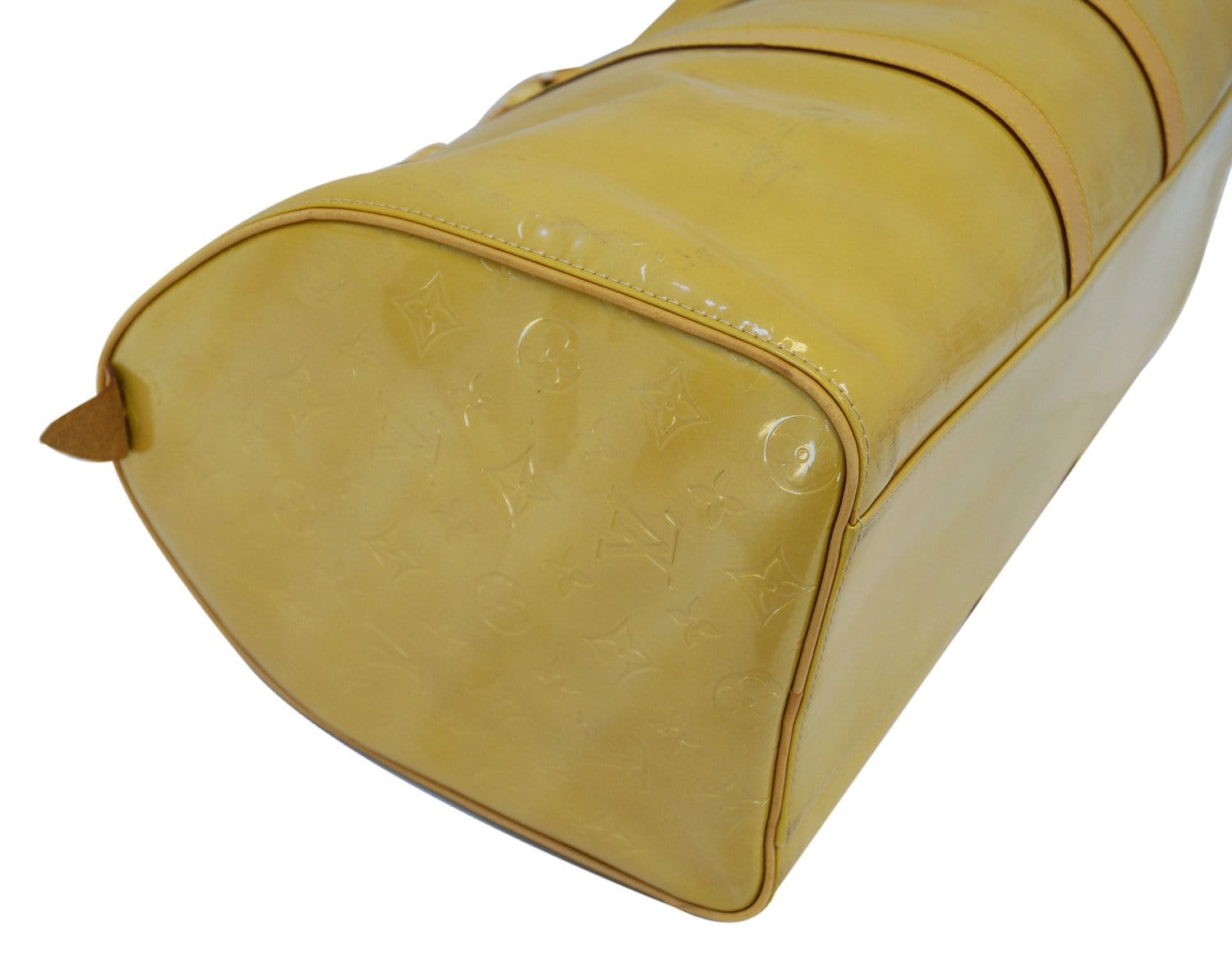 Louis Vuitton Yellow Monogram Vernis Mercer Keepall Duffle Bag 23lz531sW, Women's, Size: One Size