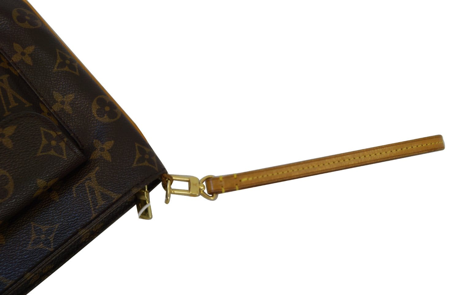 Authentic Louis Vuitton Monogram Partition Clutch Hand Bag Purse M51901 LV  2371G