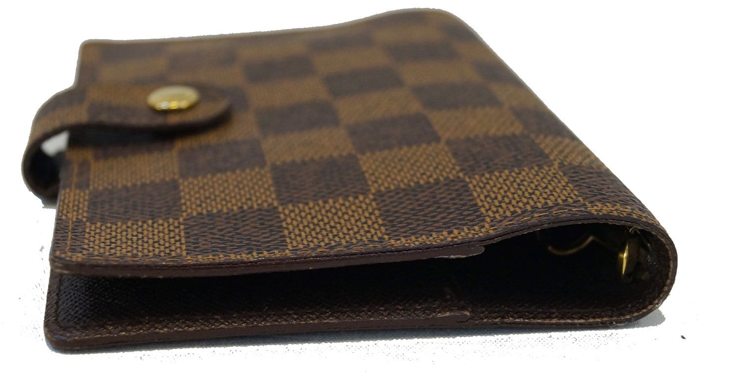 LOUIS VUITTON Damier Azur Agenda PM Day Planner Cover