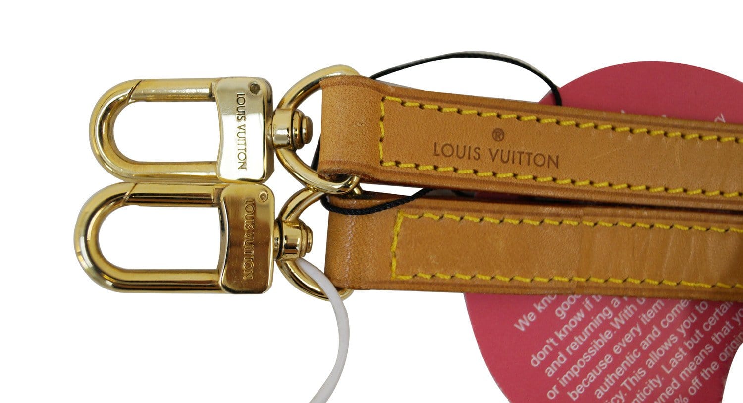 Louis Vuitton Leather Strap Beige