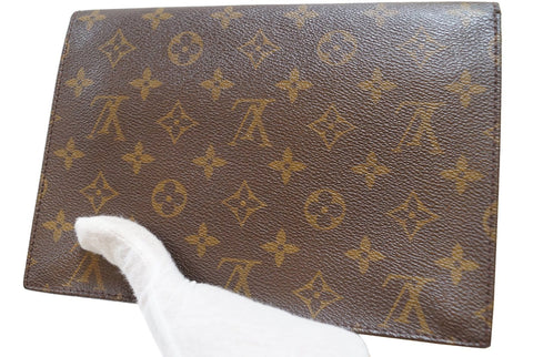 LOUIS VUITTON Monogram Canvas Pochette Rabat Clutch Bag