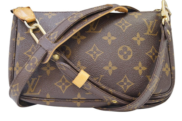 LOUIS VUITTON Monogram Canvas Pochette Accessoires Long Shoulder Pouch