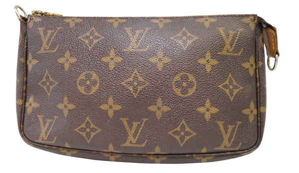 LOUIS VUITTON Monogram Canvas Pochette Accessoires Long Shoulder Pouch