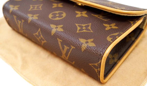 LOUIS VUITTON Monogram Canvas Pochette Florentine Bag