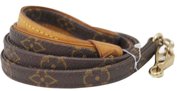 LOUIS VUITTON Monogram Canvas Leash Baxter MM Lead