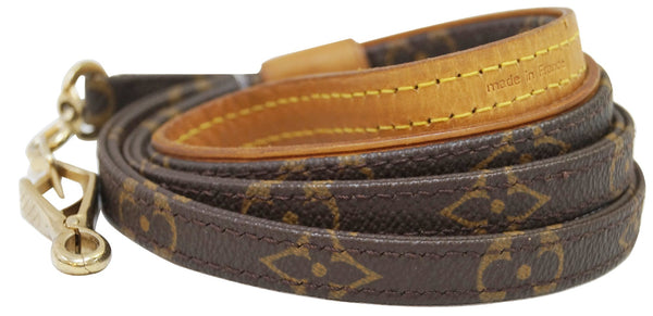 LOUIS VUITTON Monogram Canvas Leash Baxter MM Lead