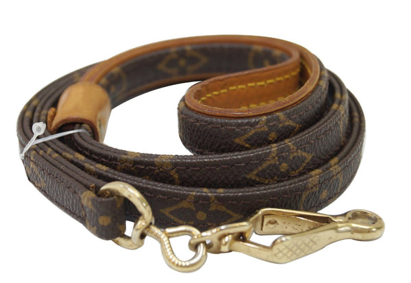 LOUIS VUITTON Monogram Canvas Leash Baxter MM Lead