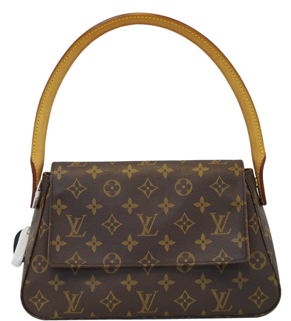 LOUIS VUITTON Monogram Brown Looping PM Shoulder Bag