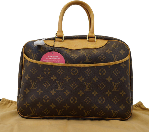 LOUIS VUITTON Monogram Deauville Boston Travel HandBag