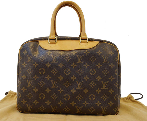 LOUIS VUITTON Monogram Deauville Boston Travel HandBag