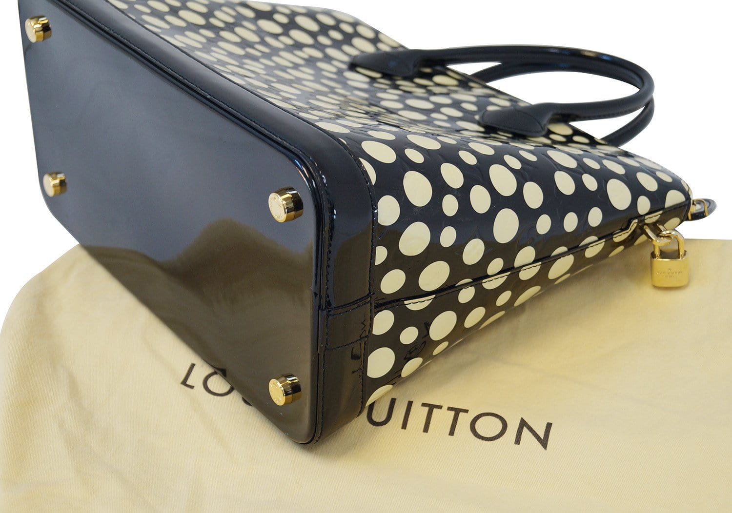 Authentic Yayoi Kusama for Louis Vuitton Black and White Polka Dot