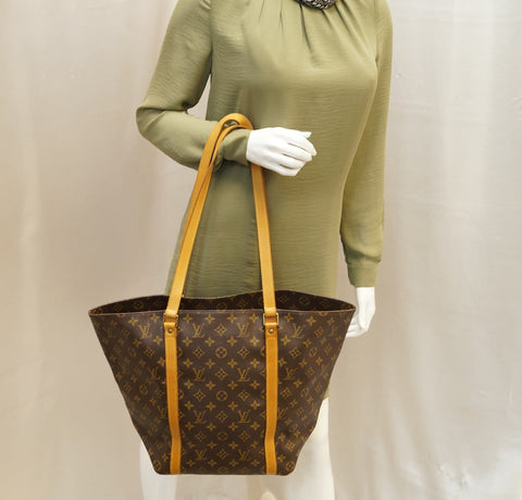 LOUIS VUITTON Monogram Canvas Sac Shopping Tote Bag