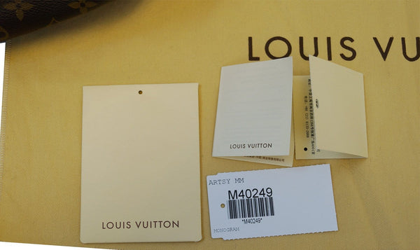 Louis Vuitton Artsy MM Monogram Canvas Tote Handbag - lv