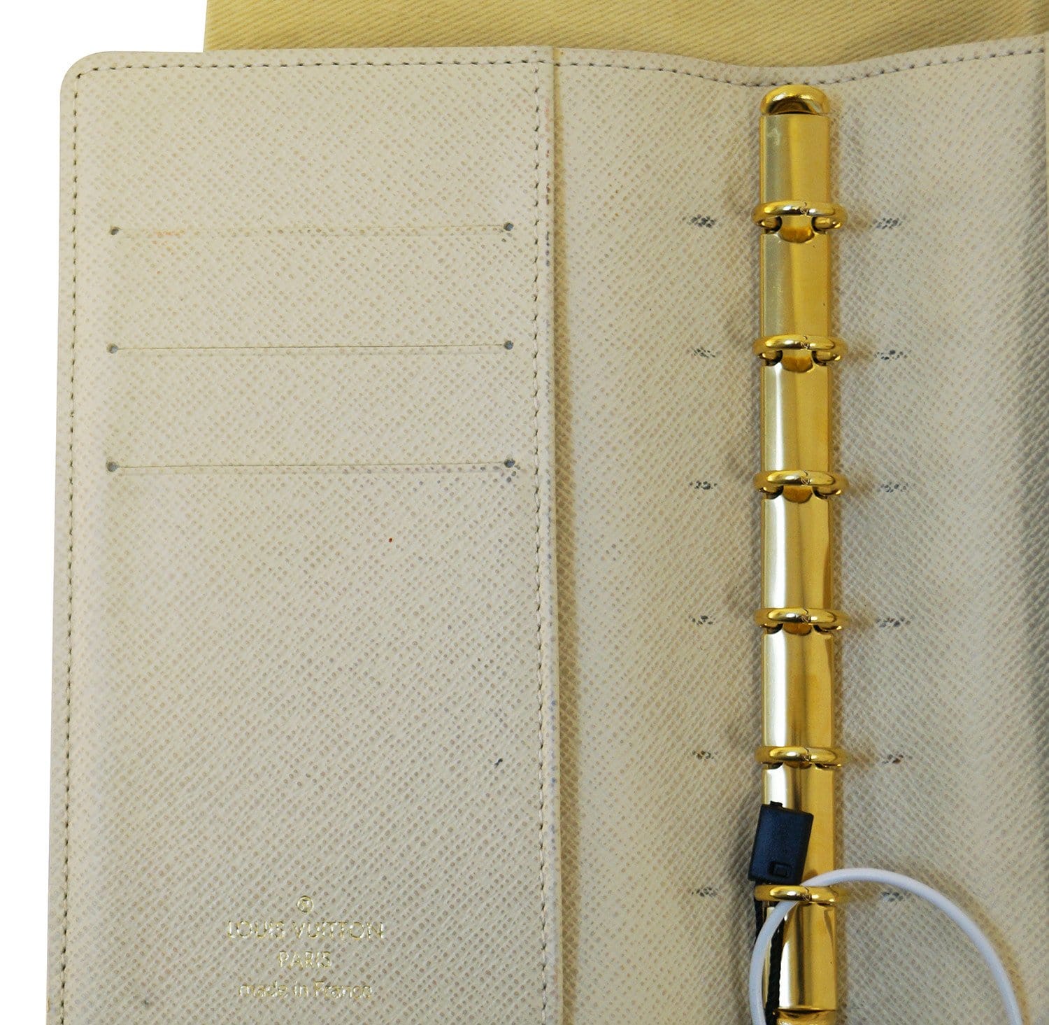 Louis Vuitton Yellow Epi Leather Medium Ring Agenda MM Diary Cover