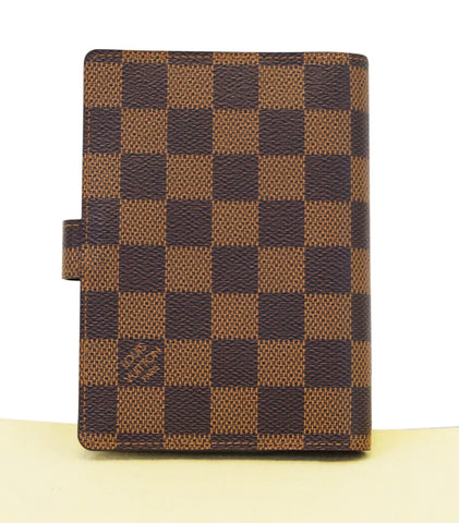 LOUIS VUITTON Damier Ebene Agenda PM Day Planner Cover